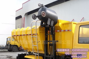 【金长江出售NJJ5073ZZZ型挂筒式污泥运输车厂家图片】-